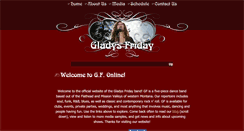 Desktop Screenshot of gladysfridayband.com